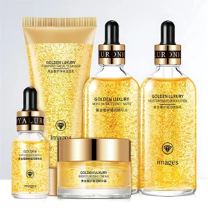 Images Gold Radiance & Anti-aging Skin Care Set - 5pcs set