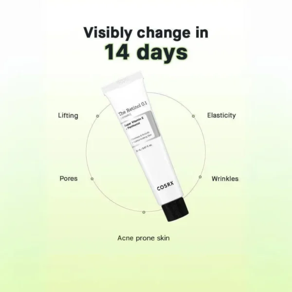 Cosrx Retinol 0.1 Super Vitamin E/Panthenol Cream - 20ml