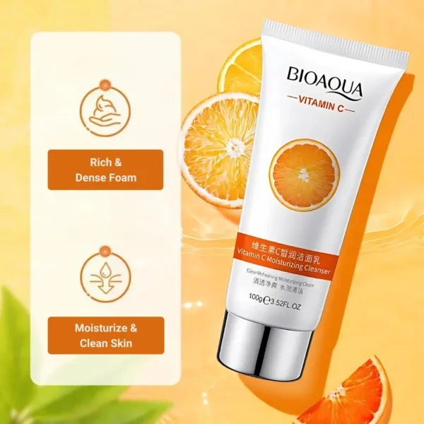 BioAqua Vitamin C Moisturizing Cleanser - 100g